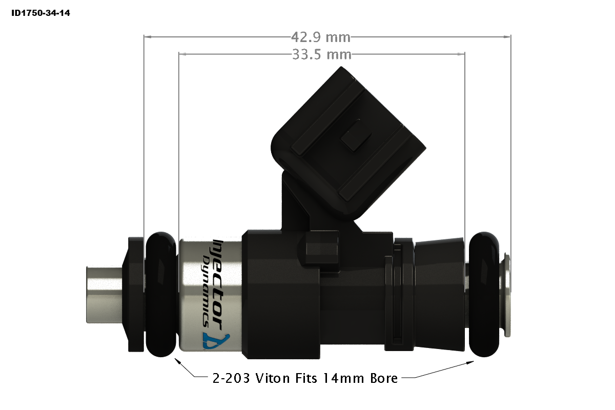 Injector Dynamics ID1750-XDS Fuel Injector Set of 6 for Acura/Honda NSX NA1 (1997-2005)