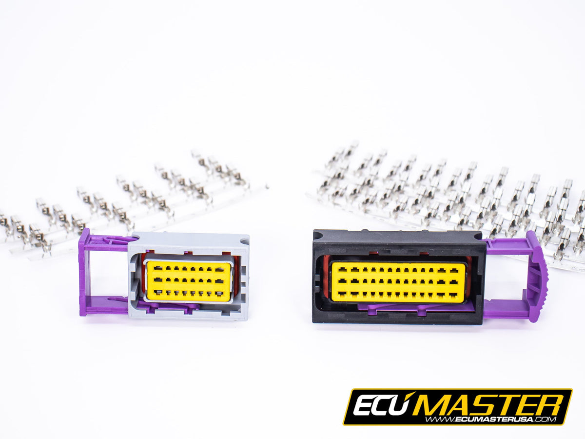 WHP Connector and Terminal Kit for ECUMaster EMU Black