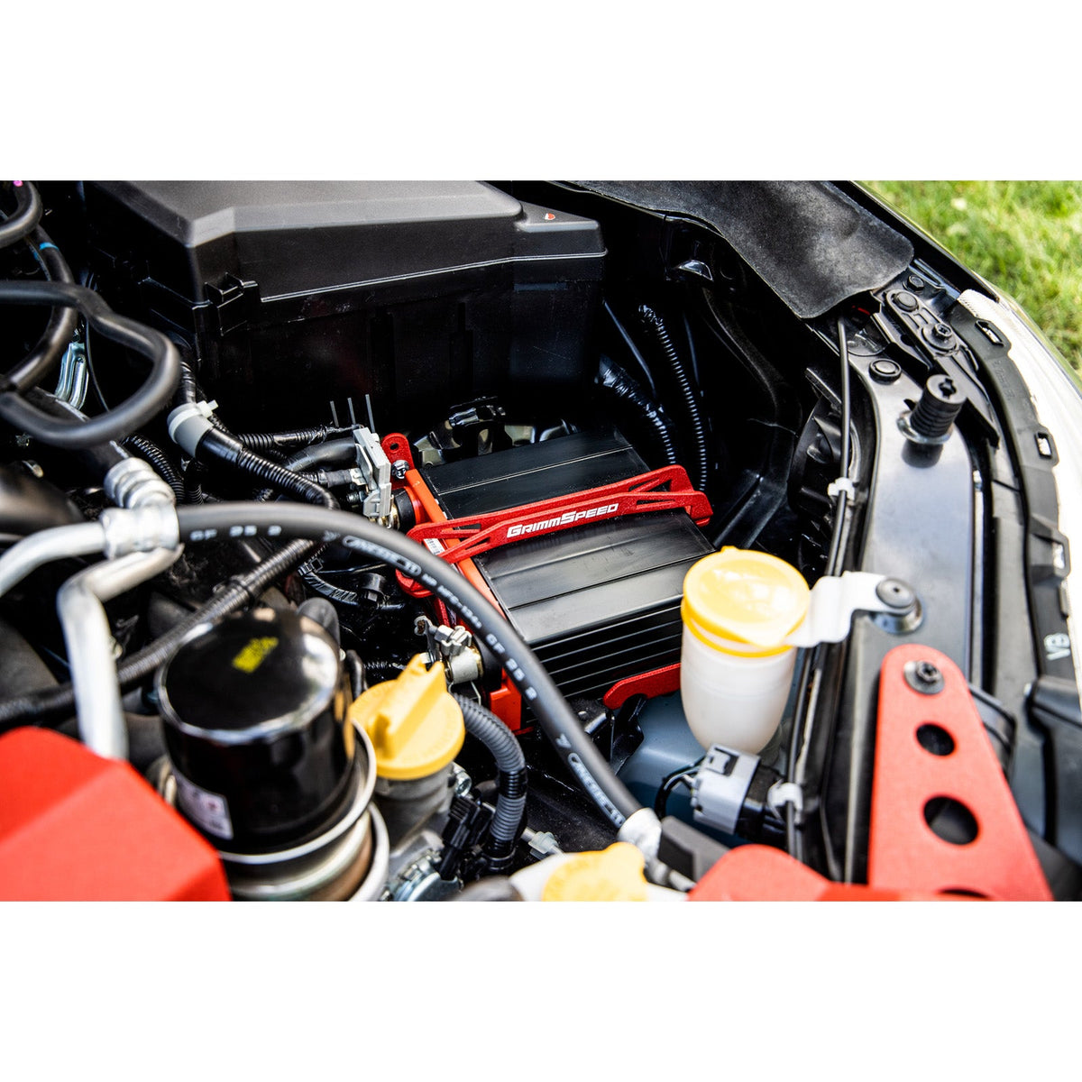 GrimmSpeed Lightweight Battery Mount Kit - 2008-21 Subaru WRX, 2008-21 Subaru STI for Subaru WRX/STI GRB/GVB/VAB (2008-2021)
