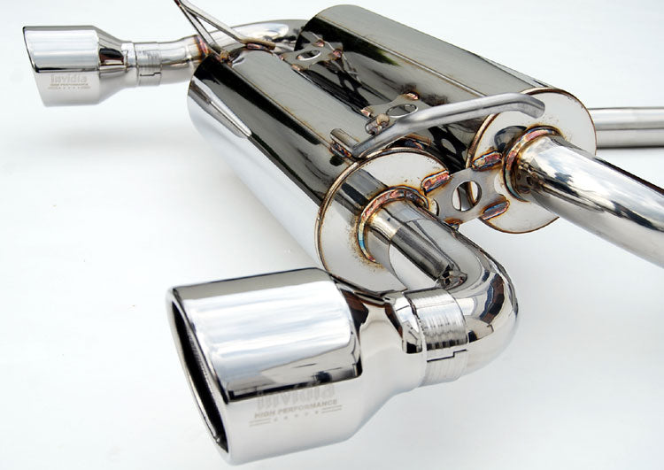 Invidia Gemini Rolled S.S. tips Cat-back Exhaust for Infiniti G37 V36 (2007-2013)