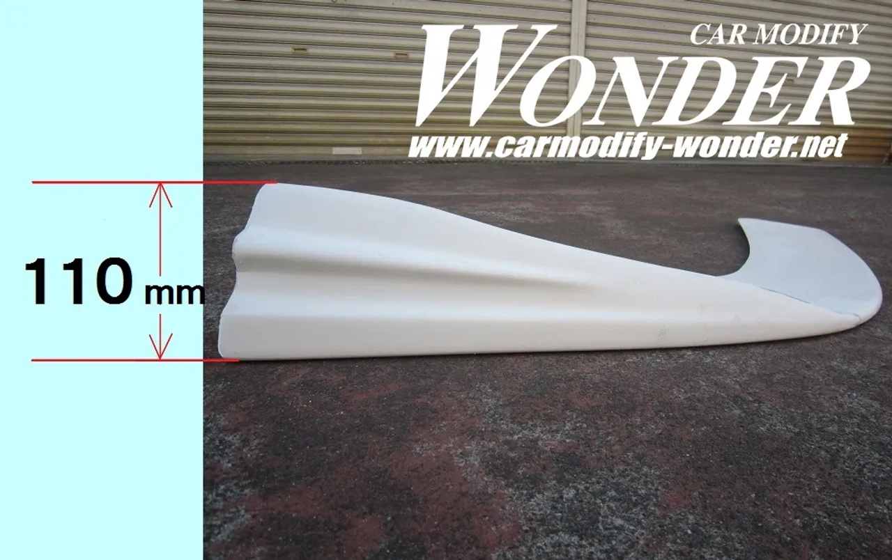 Car Modify Wonder Glare Front Bumper Diffuser Type Side 1