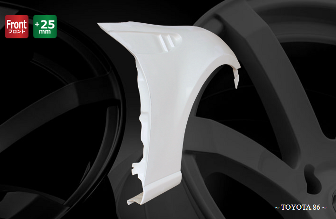 Origin Labo Front Fenders 25mm (12+ GT86/BRZ/FRS)