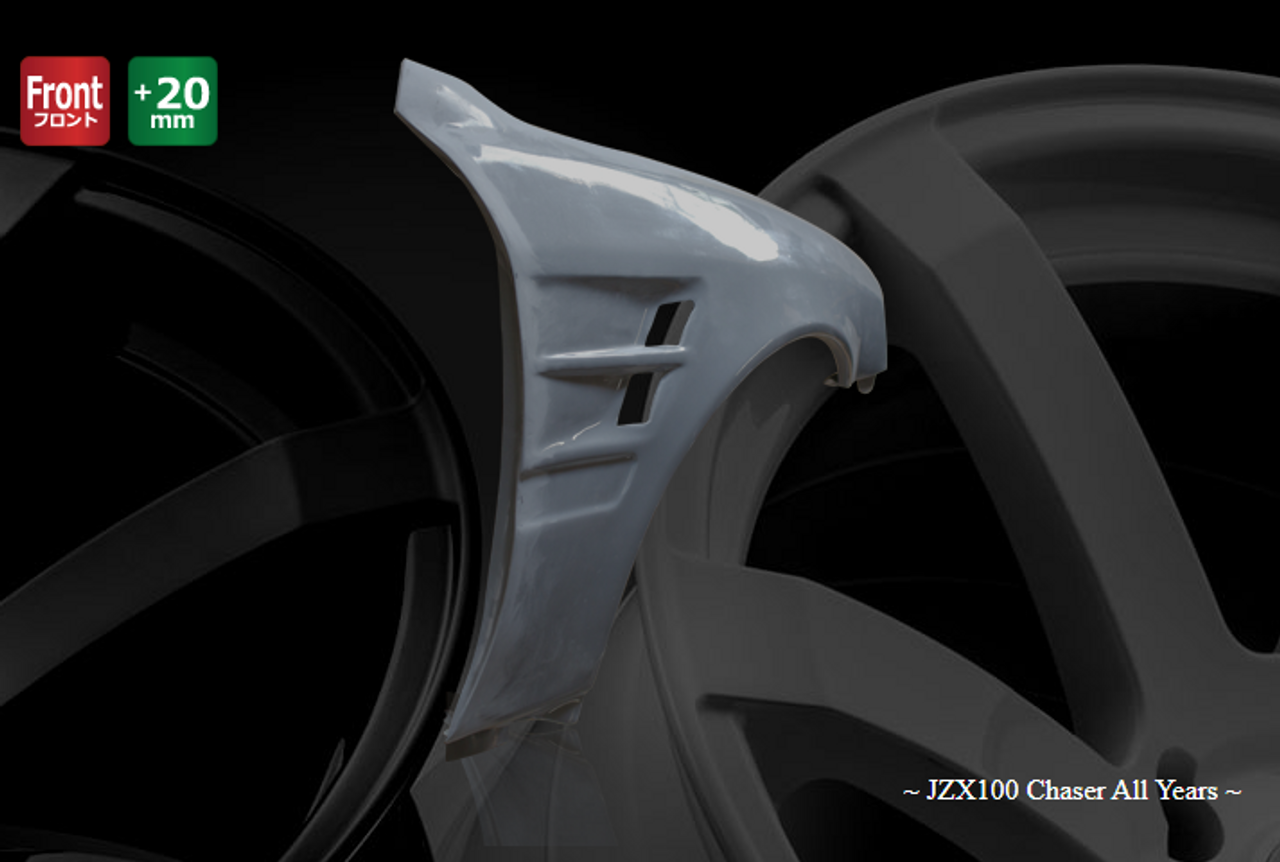 Origin Lab Twin Duct Front Fenders +20mm (96-01 Chaser)