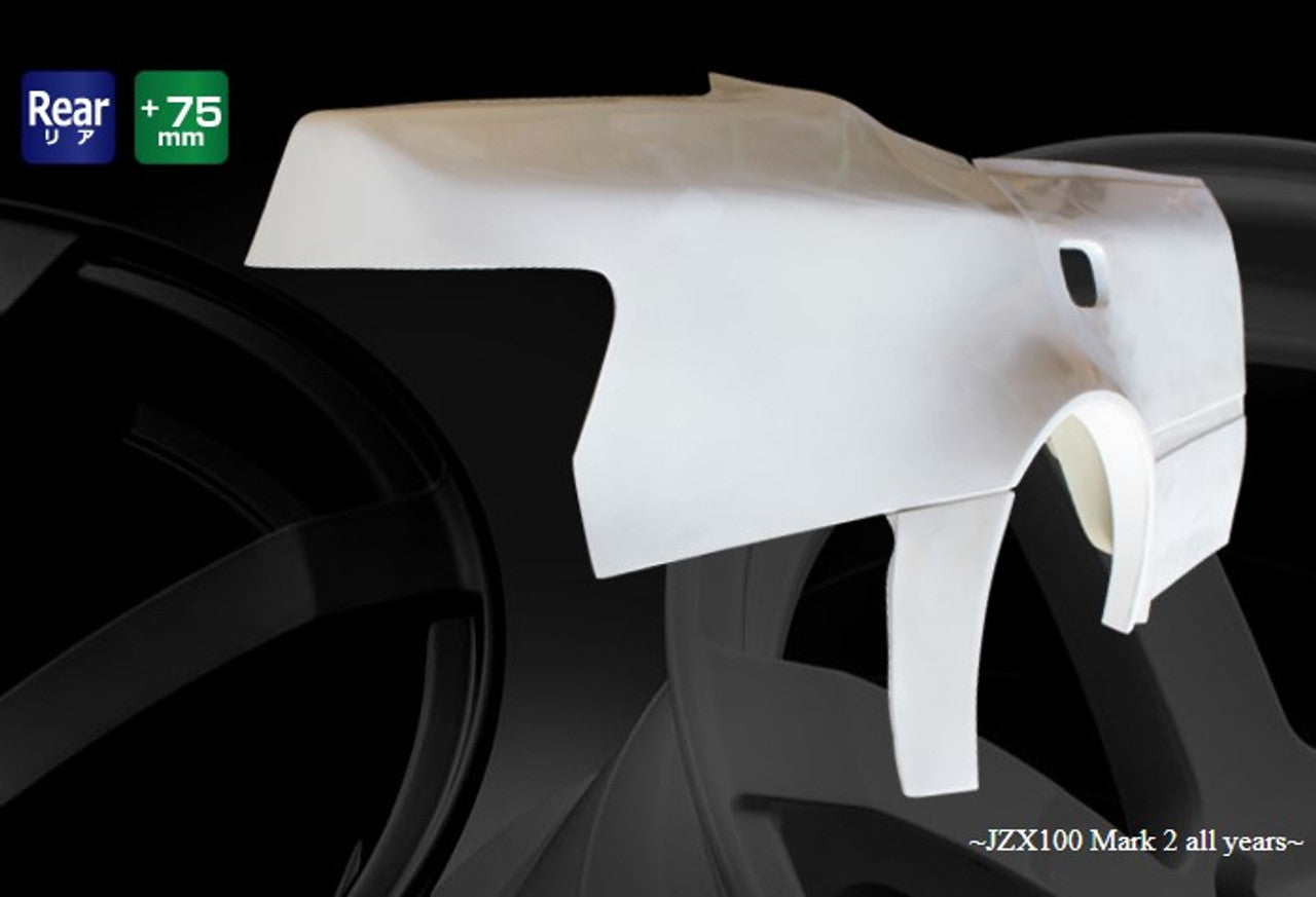 Origin Labo All Years +75mm Rear Overfenders for Mark II (96-01 JZX100)