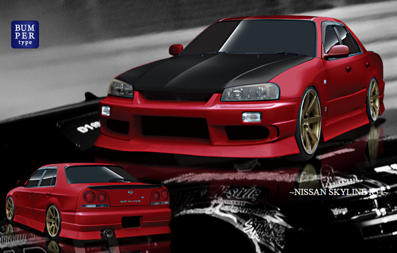 Origin Lab Stream Line Full Body Kit - 4 Door (98-02 R34)