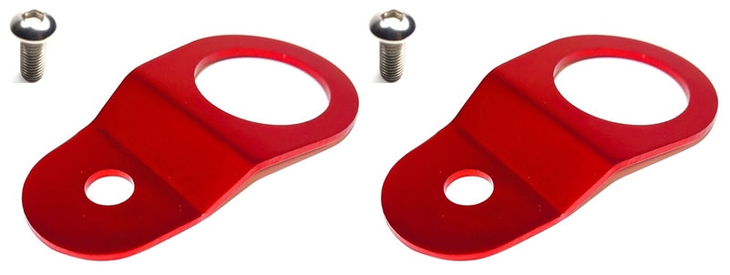Torque Solution Radiator Mount Combo (RED) : Mitsubishi Evolution 7/8/9 for Mitsubishi Lancer Evolution VII-IX CT9A (2001)
