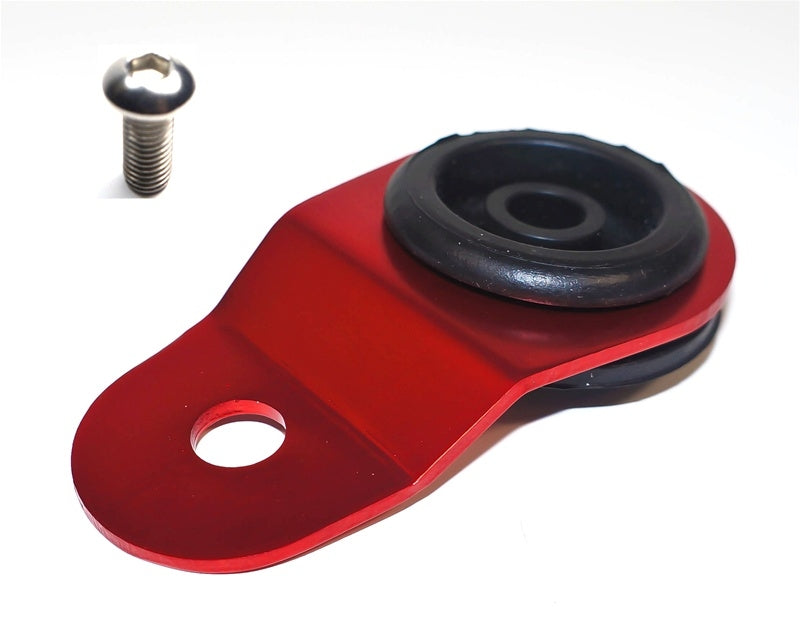 Torque Solution Radiator Mount w/ Insert (Red) : Mitsubishi Evolution 7/8/9 for Mitsubishi Lancer Evolution VII-IX CT9A (2001)