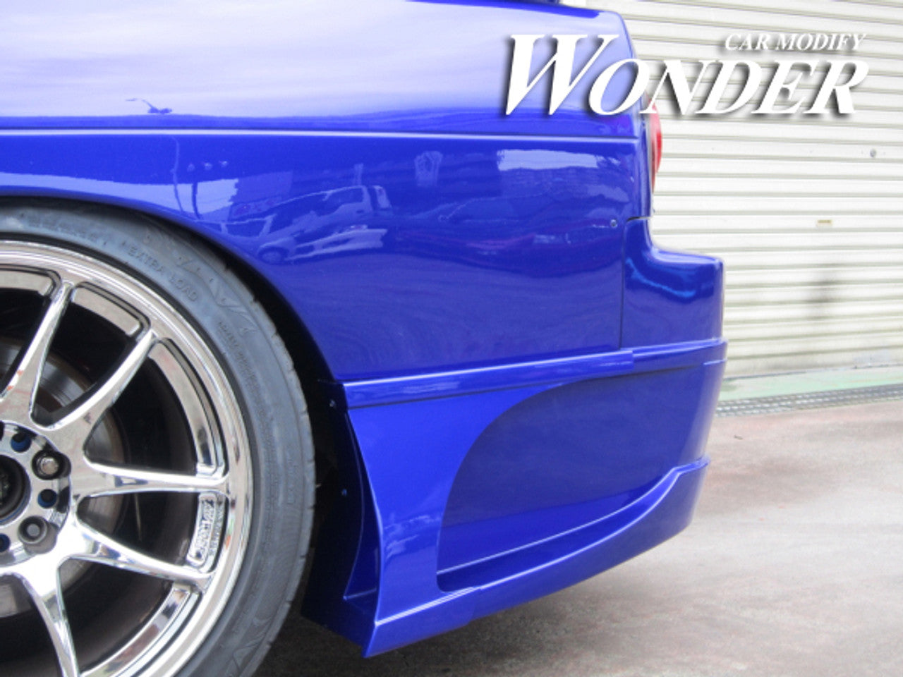 Car Modify Wonder Glare Rear Bumper Option Type 1B (89-02 S13/14/15)