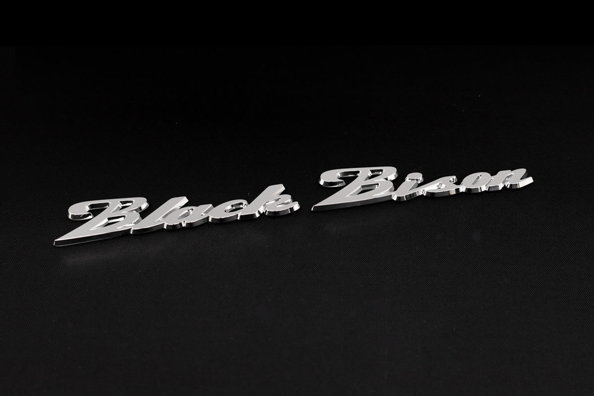 WALD Black Bison Emblem Chrome