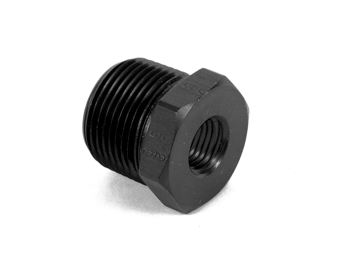 AEM Earl's Fem. 1/8" NPT to Male 1/2" NPT Pipe Bushing Reducer