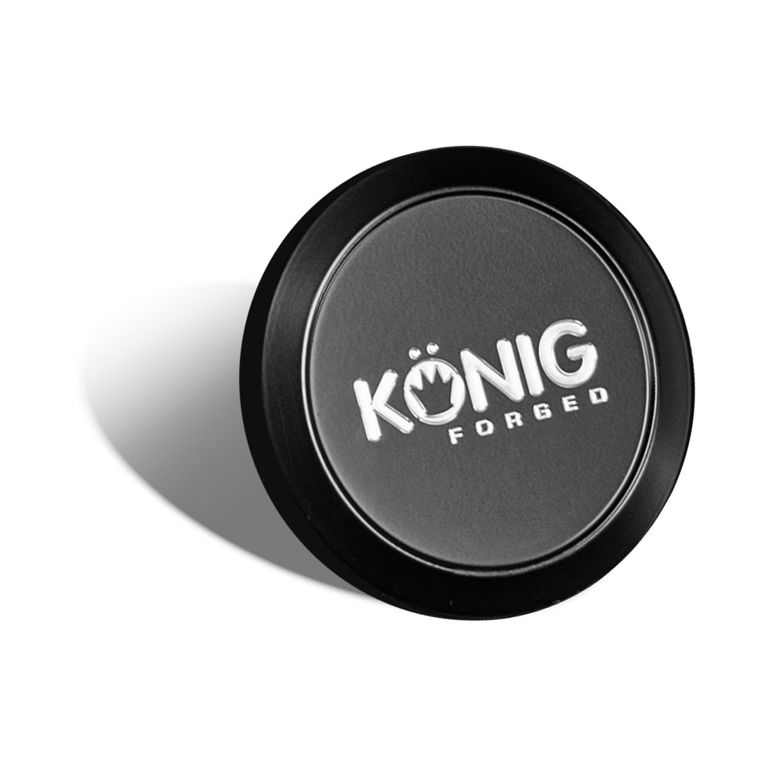 Konig FORGED O-RING CENTER CAP - SATIN BLACK FLAT