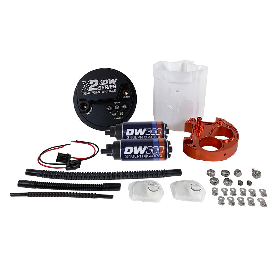 DeatschWerks X2 Fuel Pump Module w/DW300 Fuel pumps for Subaru WRX STI GRB/GVB/VAB (2008-2021)