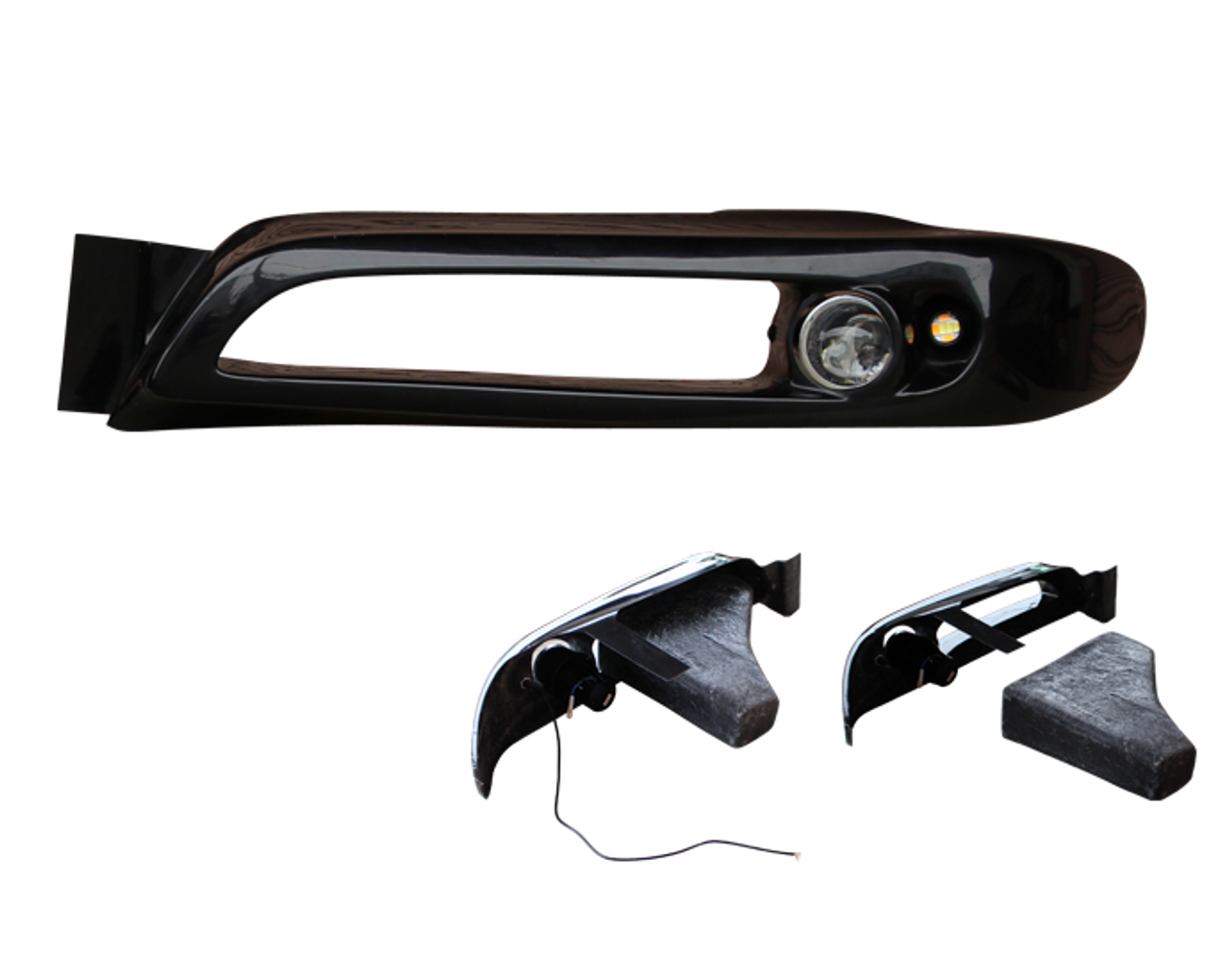 Origin Lab "Combat Eye" Headlight Replacement Panels w/ Light Option for Silvia (95-96 S14)