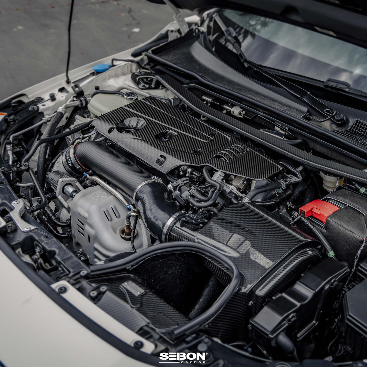 Seibon Carbon Fiber Engine Cover for Honda Civic Type R FK8/FL5 (2017-2025)