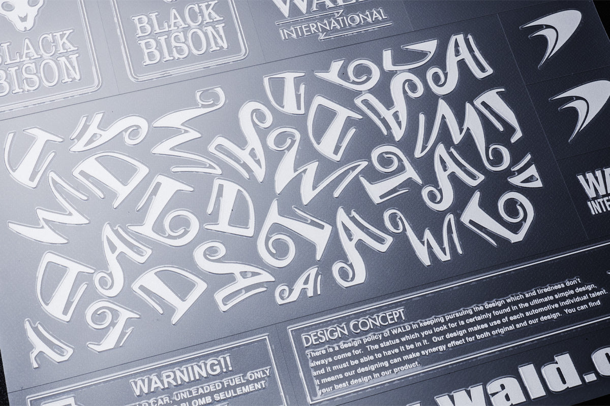 WALD Emblem Sticker Type-2