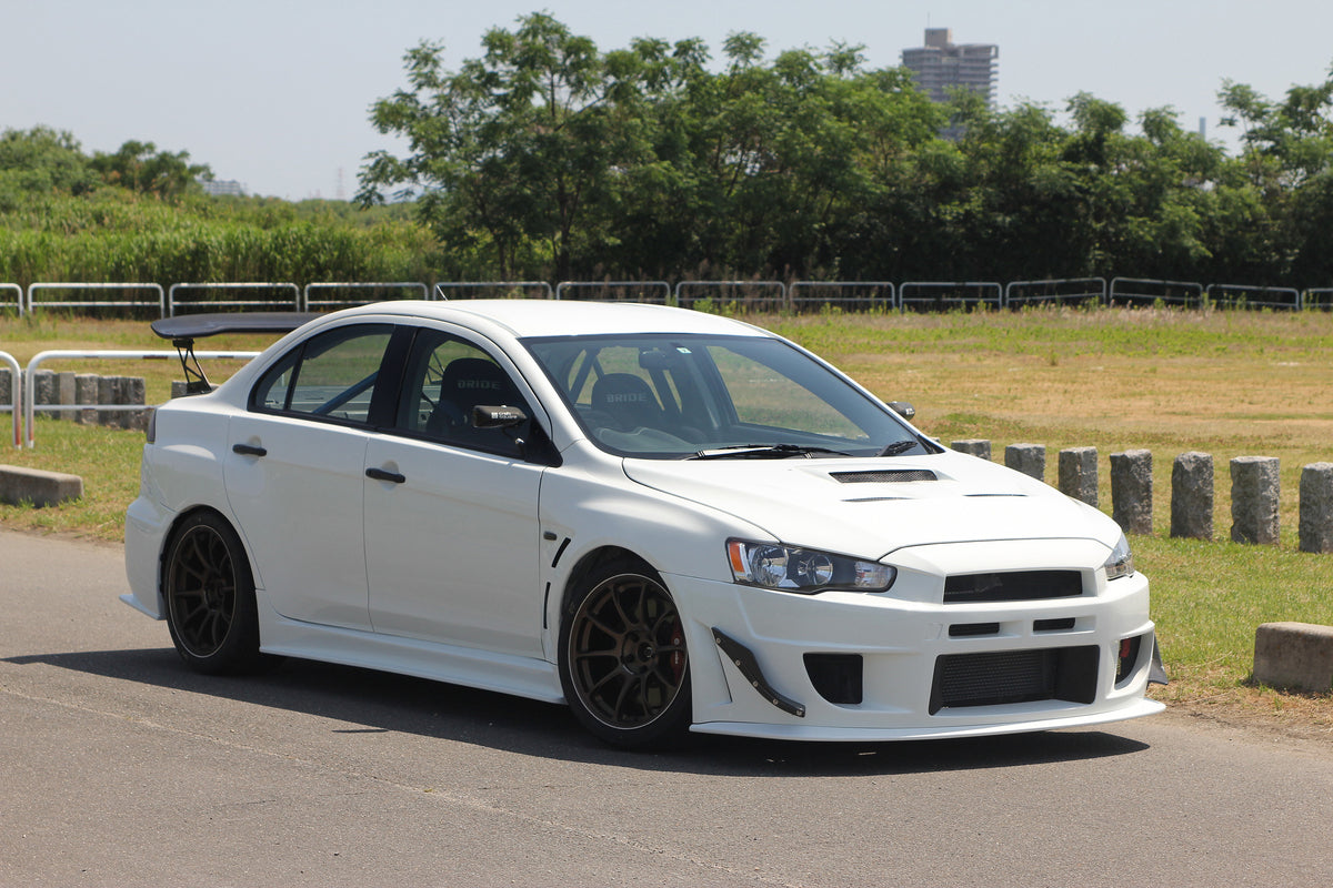 Aero Tech Japan RANDO SPORTS Rear Bumper Spoiler for Mitsubishi Lancer Evolution X CZ4A (2007–2016)