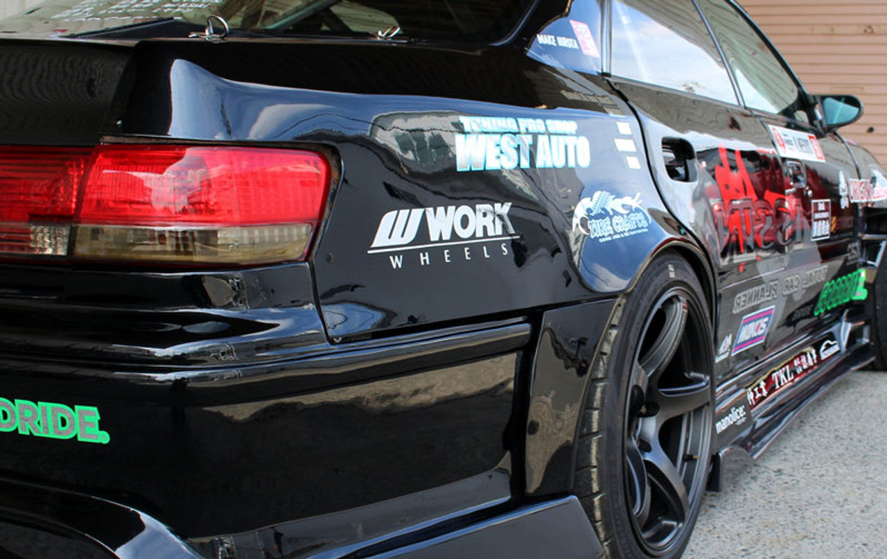 Origin Labo All Years +75mm Rear Overfenders for Mark II (96-01 JZX100)