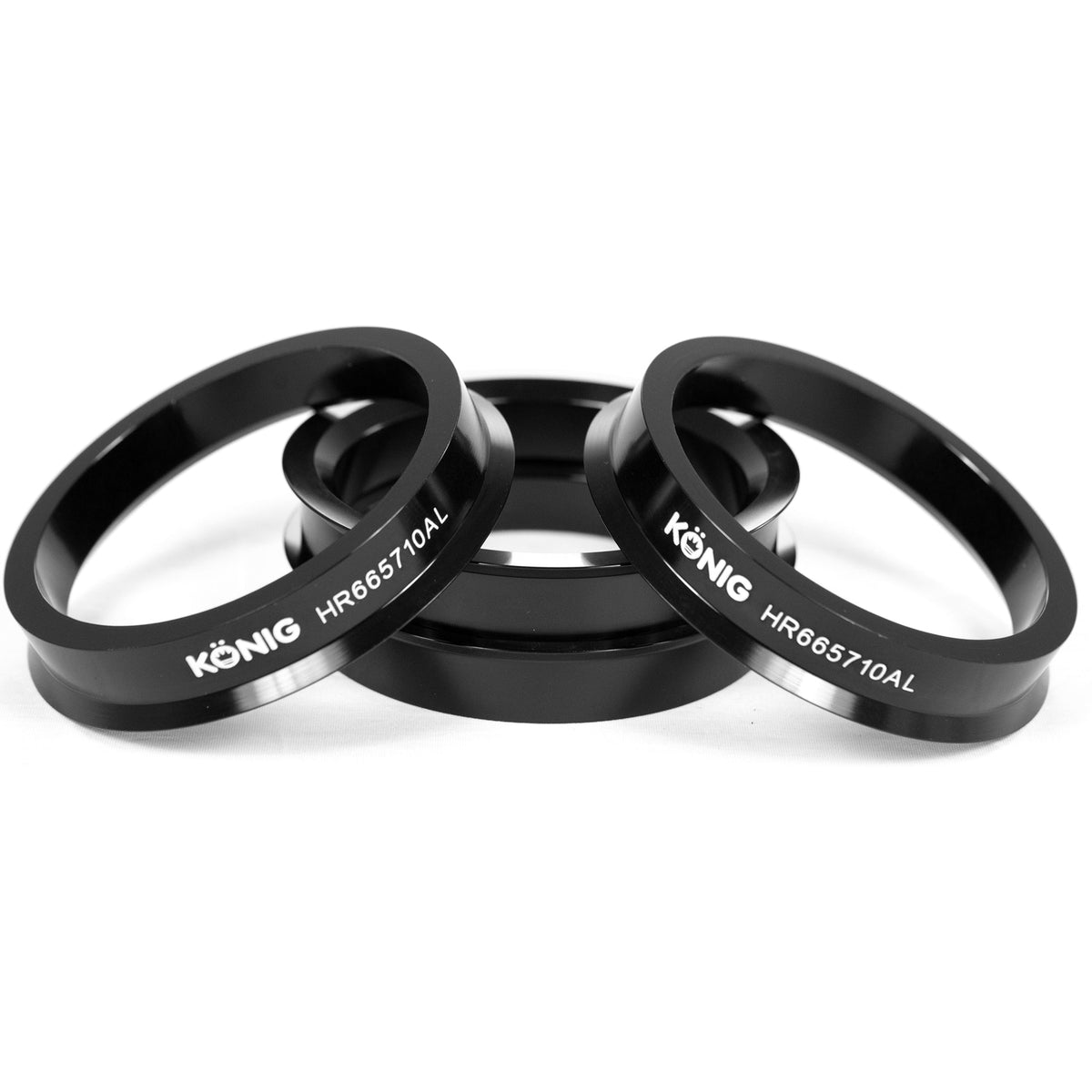 Konig HUB RING - ALUMINUM SET (4pcs) - 66.5mm O.D. / 57.1mm