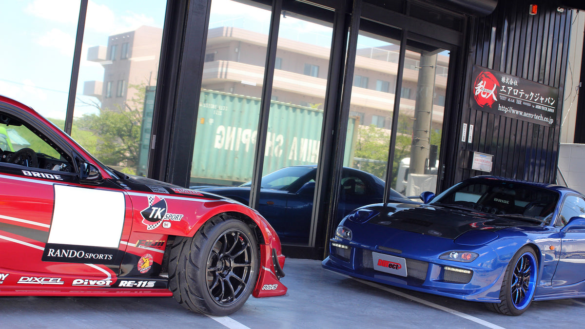 Aero Tech Japan DIRect Rear Wide Fenders (+25mm per Side) for Mazda RX-7 FD3S (1991–2002)