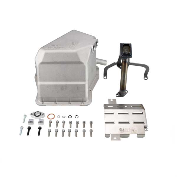 Killer B Motorsport 3-Piece Cast Super G-EJ Pan, High Flow Pickup, And Baffle for Subaru EJ20/EJ25 engine EJ20/EJ25