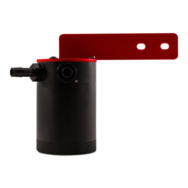 Mishimoto Baffled Oil Catch Can, Red, PCV Side for Honda Civic Type R FK8/FL5 (2017+)