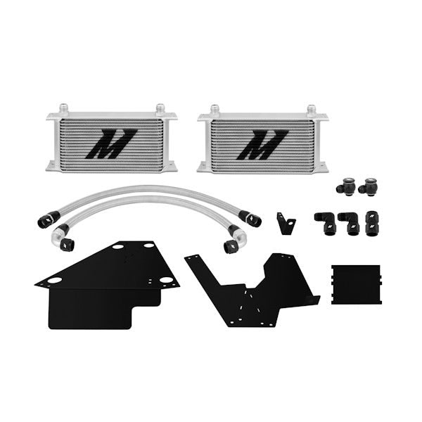 Mishimoto Oil Cooler Kit, Silver for Mitsubishi Lancer Evolution X CZ4A (2008-2015)