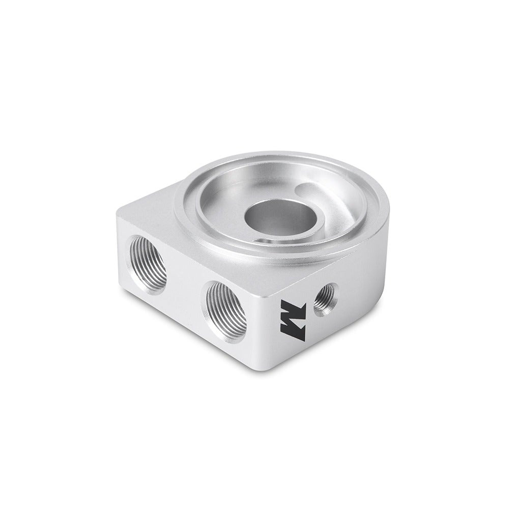 Mishimoto Oil Sandwich Plate Adapter, fits 2013+ Subaru BRZ / Toyota 86 / Scion FRS, Non-Thermostatic