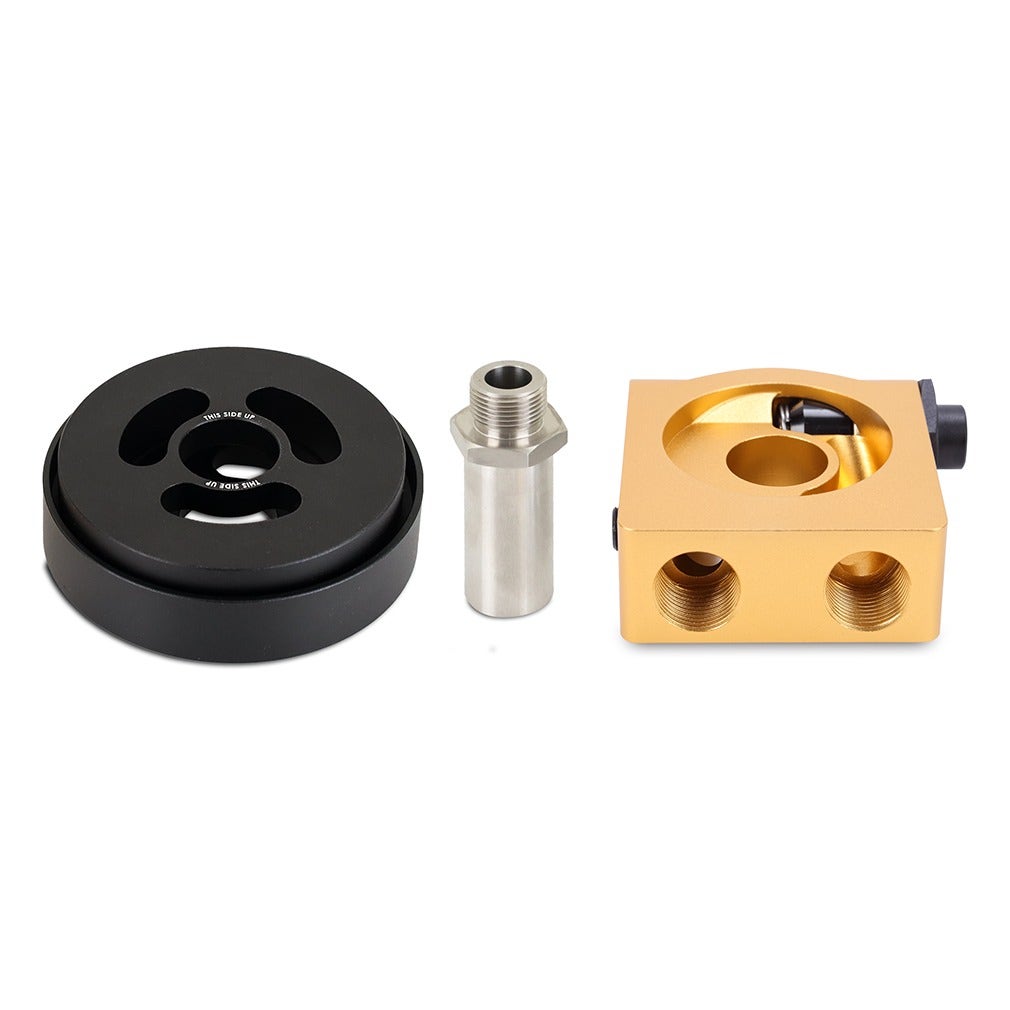 Mishimoto Oil Sandwich Plate Adapter, fits 2013+ Subaru BRZ / Toyota 86 / Scion FRS, Thermostatic