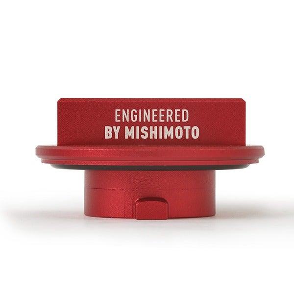 Mishimoto Oil Filler Cap, Hoonigan, Red for Mitsubishi Lancer Evolution VII-IX CT9A (2001-2007)