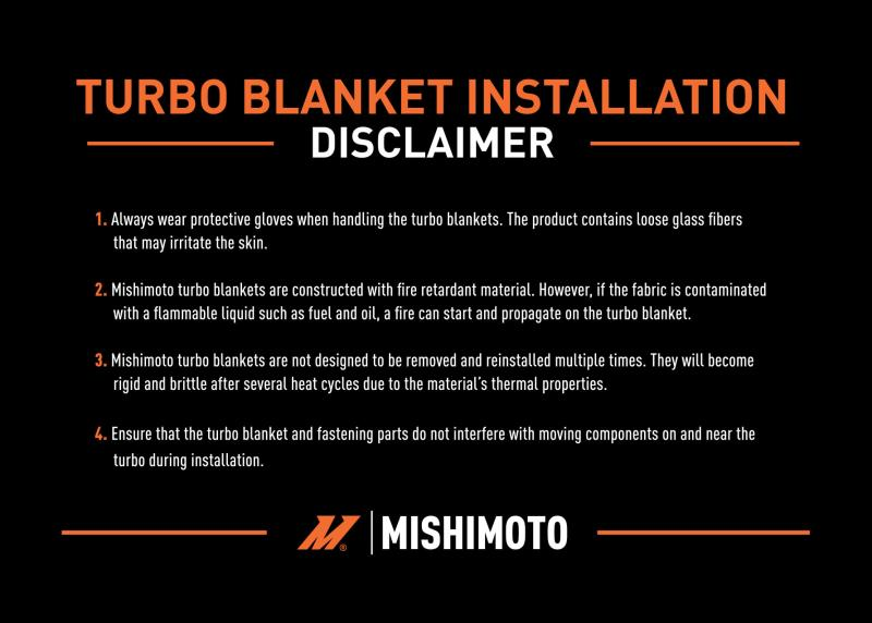 Mishimoto Titanium Turbo Blanket for Subaru WRX/STI GDB/GRB/GVB/VAB (2001-2014, 2004-2017)