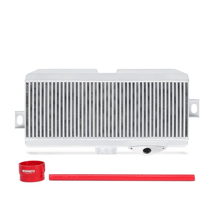 Mishimoto Performance TMIC, Red Hoses Silver Cooler for Subaru WRX/STI GRB/GVB/VAB (2008-2021)