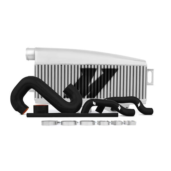 Mishimoto Top-Mount Intercooler Kit, Silver w/ Black Pipes for Subaru WRX/STI GDB (2002-2007)