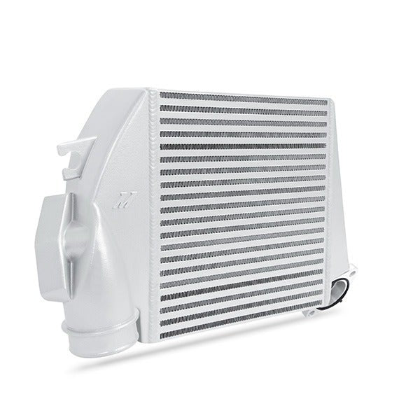 Mishimoto Top-Mount Intercooler, Silver Cooler Black Hoses for Subaru WRX/STI GRB/GVB (2008-2014)