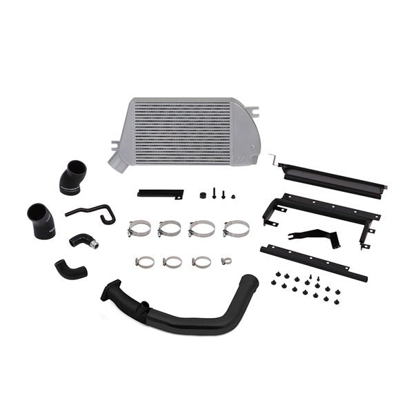 Mishimoto Top Mount Intercooler & Charge-Pipe Kit, Black/Silver for Subaru WRX/STI VAB (2015-2021)