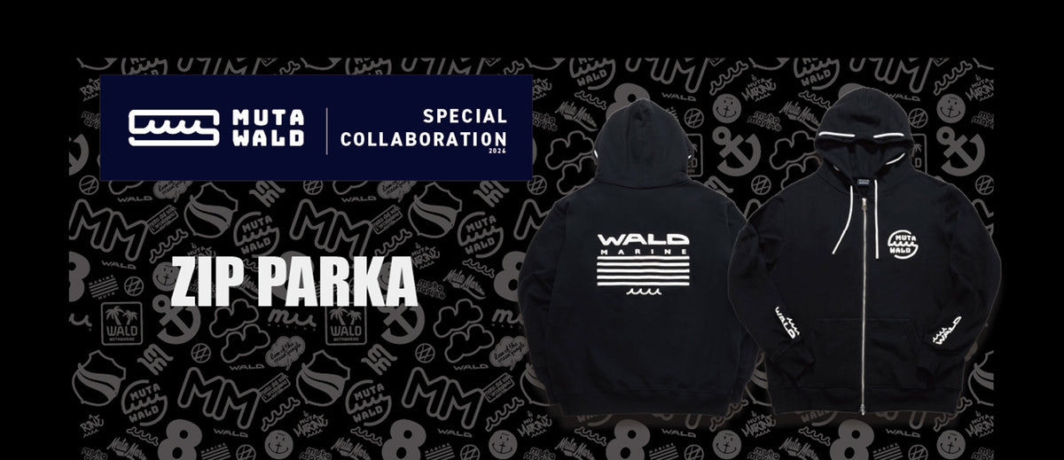 WALD Official Goods: muta x WALD Collaboration ZIP Parka