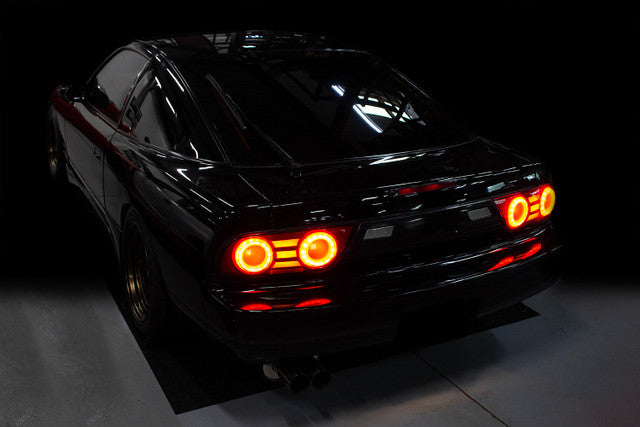J Replace - Type X Style LED Tail Light Full Conversion Set - Nissan 240sx 89-94 Hatchback