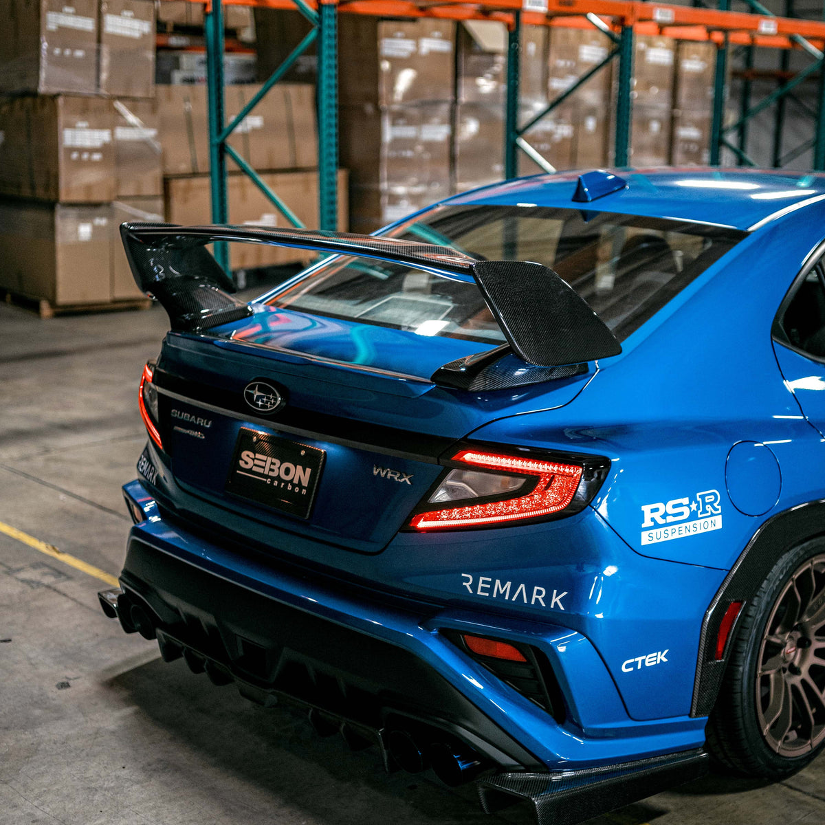 Seibon Style Carbon Fiber rear spoiler for Subaru WRX/STI VB (2022-2026)