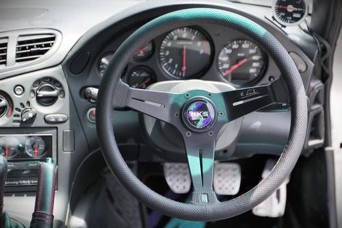 Nardi x HKS Deep Corn Steering Wheel - 340mm