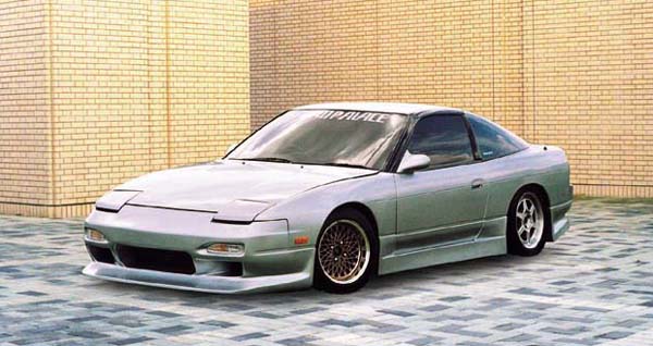 Aeropalace 180SX Type2 Front Bumper Spoiler for Nissan 180SX 180SX (1989-1998)
