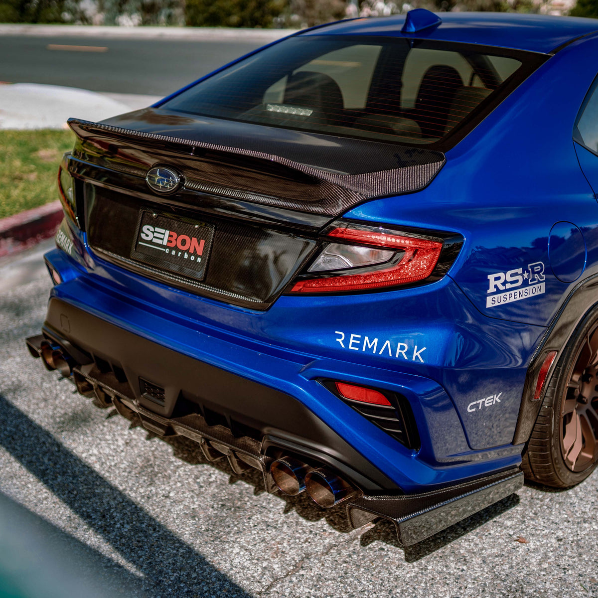 Seibon C-Style Carbon Fiber trunk lid for Subaru WRX/STI VB (2022-2026)