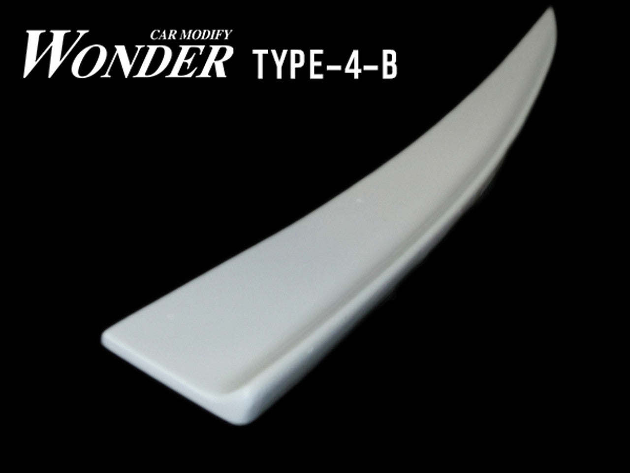 Car Modify Wonder Rear Bumper Option Type 4B (89-02 S13/14/15)