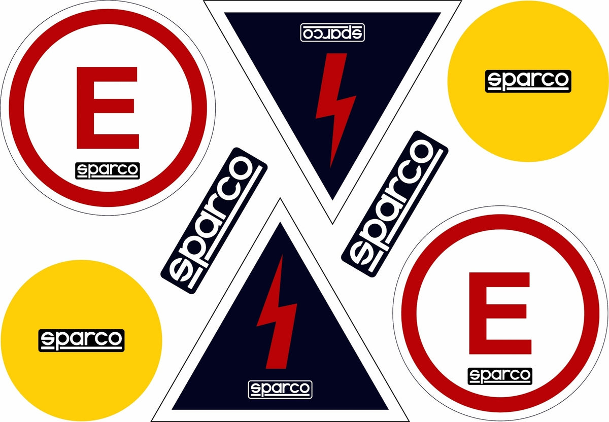 Sparco Extinguisher/Battery Decal