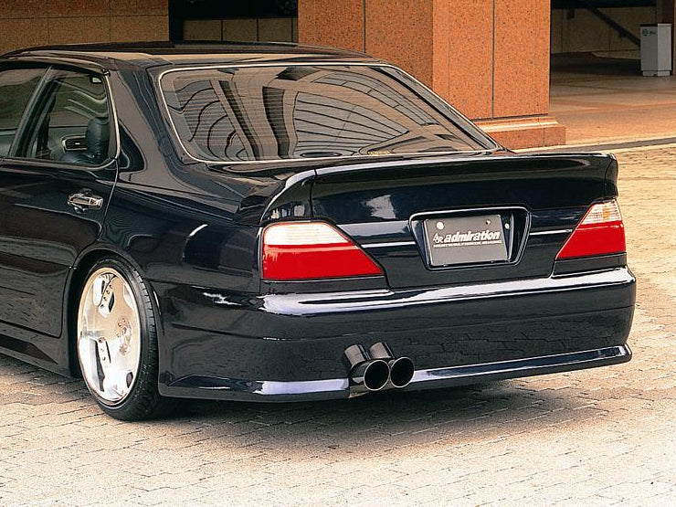 Admiration Rear Wing (Type 2, 3-piece, early model) for Nissan Cedric/Gloria Brougham Y33 (1995-1997)