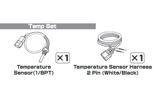 Greddy Sirius Water/Oil Temperature Sensor & Harness Set