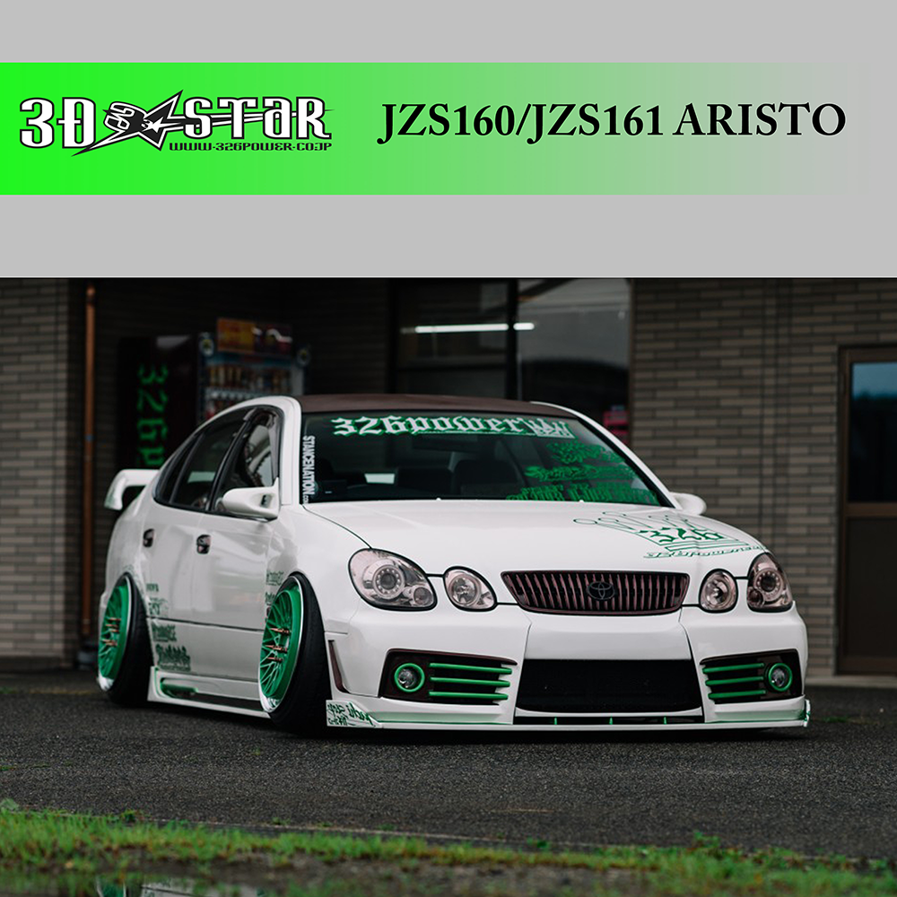 326 Power 3D☆STAR Front Bumper for Toyota Aristo JZS160 / JZS161