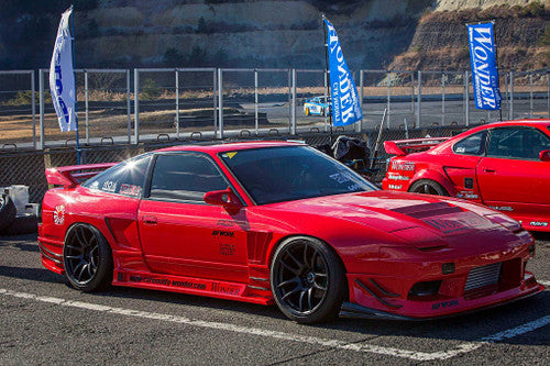 Car Modify Wonder Glare Twin Blade Rear Wing for 180SX (89-94 S13)