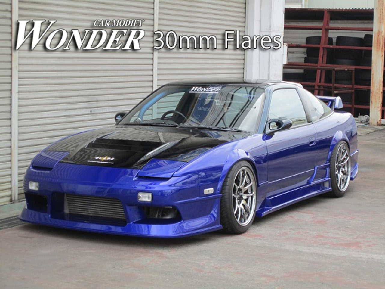 Car Modify Wonder Glare Type 1 Fender Flares for 180SX (89-95 S13)