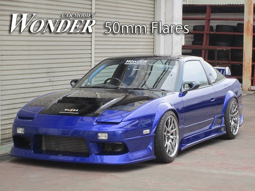 Car Modify Wonder Glare Type 1 Fender Flares for 180SX (89-95 S13)