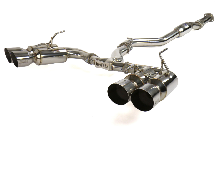 Invidia R400 Quad S.S.Tip Cat-back Exhaust for Subaru WRX/STI GRB/GVB (2011-2014)
