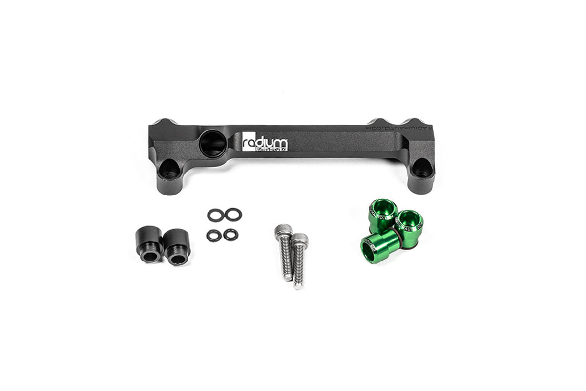 Radium Engineering Fuel Rail, Top Feed Conversion, Mazda 20B-REW Primary for Mazda RX-7 (20B) FD3S